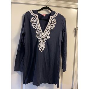 Lilly Pulitzer Hooded Beach Cover Up Dress